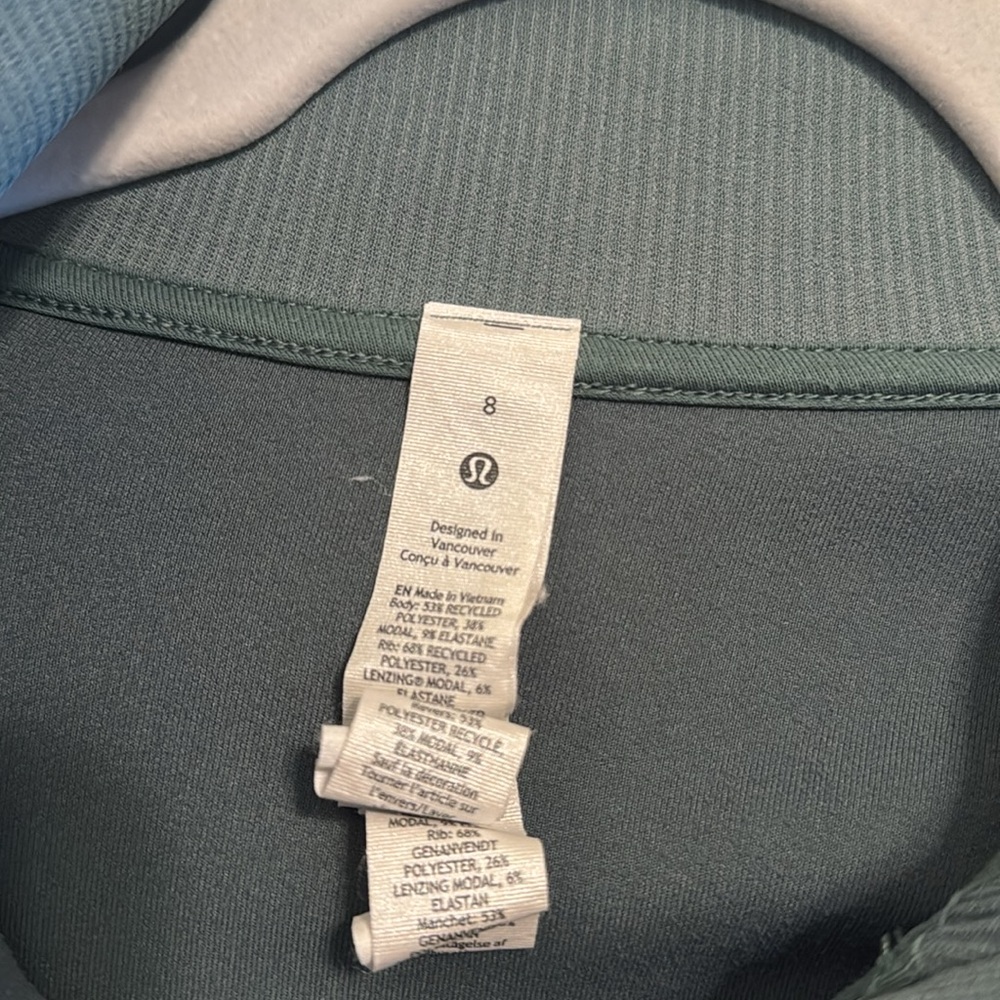 lululemon athletica Green Half-Zip Pullover Hoodie - Picture 4 of 11